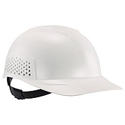 ergodyne Skullerz 8951 Vented Hard Shell Bump Cap, Short Brim, White (23985)