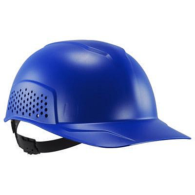 ergodyne Skullerz 8951 Vented Hard Shell Bump Cap, Short Brim, Blue (23981)