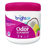 BRIGHT Air Super Odor Eliminator, Tropical Paradise and Pineapple, 14 oz Jar (901076)