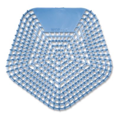 Boardwalk Anti-Splash Urinal Screen, Clean Cotton Scent, Blue, 0.11 oz, 10/Box (1004)