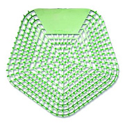 Boardwalk Anti-Splash Urinal Screen, Cucumber Twist Scent, Green, 0.11 oz, 10/Box (1005)
