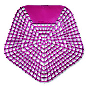 Boardwalk Anti-Splash Urinal Screen, Apple Cinnamon Scent, Red, 0.11 oz, 10/Box (1007)