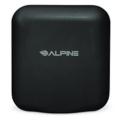 Alpine Industries Hemlock Commercial Automatic 120V Hand Dryer, 6.69 x 11.41 x 12.31, Black (ALP40010BLA)