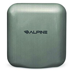 Alpine Industries Hemlock Commercial Automatic 120V Hand Dryer, 6.68 x 11.41 x 12.31, Silver (ALP40010SSB)