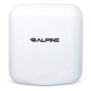 Alpine Industries Hemlock Commercial Automatic 120V Hand Dryer, 6.68 x 11.41 x 12.31, White (ALP40010WHI)