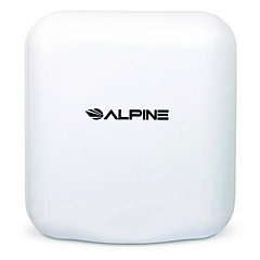 Alpine Industries Hemlock Commercial Automatic 120V Hand Dryer, 6.68 x 11.41 x 12.31, White (ALP40010WHI)