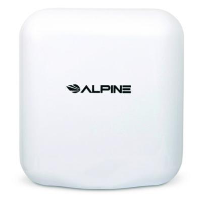 Alpine Industries Hemlock Commercial Automatic 120V Hand Dryer, 6.68 x 11.41 x 12.31, White (ALP40010WHI)