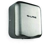 Alpine Industries Hemlock Commercial 220V Automatic Hand Dryer, 6.68 x 11.41 x 12.31, Silver (ALP40020SSB)