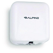 Alpine Industries Hemlock Commercial 220V Automatic Hand Dryer, 6.68 x 11.41 x 12.31, White (ALP40020WHI)