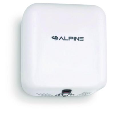 Alpine Industries Hemlock Commercial 220V Automatic Hand Dryer, 6.68 x 11.41 x 12.31, White (ALP40020WHI)