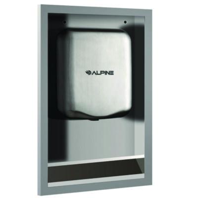 Alpine Industries Hemlock Recess Wall Kit, 3.38 x 16.38 x 26, Stainless Steel (ALP400RECESS)