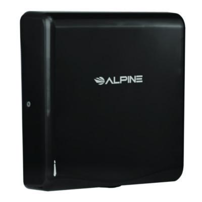 Alpine Industries Willow Commercial 120V Automatic Hand Dryer, 3.93 x 11.25 x 12.63, Black (ALP40510BLA)