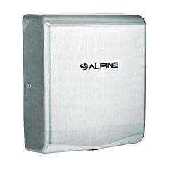 Alpine Industries Willow Commercial 120V Automatic Hand Dryer, 3.93 x 11.25 x 12.63, Silver (ALP40510SSB)
