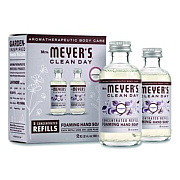 Mrs. Meyer's Clean Day Concentrated Foaming Hand Soap Dispenser Refill, Lavender Scent, 2 oz Bottle, 2/Pack (355611)