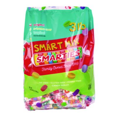Nestl Smarties Candy Rolls, Original/Tropical/X-Treme Sour Flavor Assortment, 3 lb Bag (CDY00348)