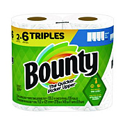 Bounty Select-a-Size Kitchen Roll Paper Towels, 2-Ply, 11 x 5.9, White, 135 Sheets/Roll, 2 Rolls/Pack (06133)