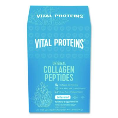 VITAL PROTEINS Collagen Peptides Powder, Unflavored, 0.3 oz Packet, 20/Box (VVP00539)