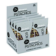 Wonderful No Shells Sea Salt and Pepper Pistachios, 2.25 oz Pack, 8/Box (PAR70144)
