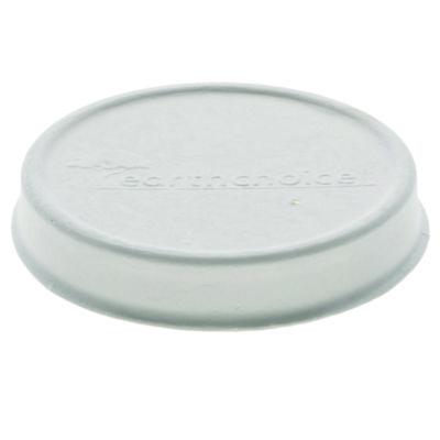 Pactiv Evergreen EarthChoice PFAS-Free Compostable Soup Cup Lid, For 8 oz to 16 oz Soup Cups, 4" Diameter, White, Sugarcane, 500/Carton (LMC81216ECBB)