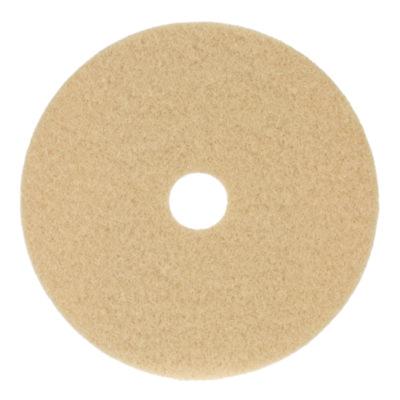 Boardwalk Burnishing Floor Pads, 19" Diameter, Tan, 5/Carton (4019ULT)