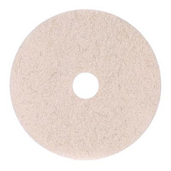 Boardwalk Natural Hog Hair Burnishing Floor Pads, 21" Diameter, Tan, 5/Carton (4021NHE)