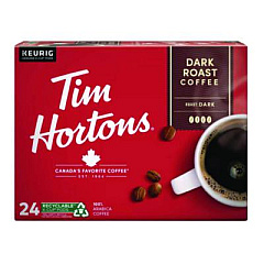 Tim Hortons K-Cup Pods Dark Roast, 24/Box (1279)
