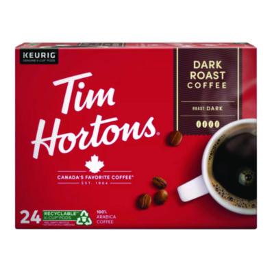 Tim Hortons K-Cup Pods Dark Roast, 24/Box (1279)