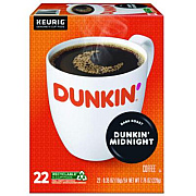 Dunkin' K-Cup Pods, Original Dark Roast, 22/Box (12798)