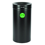 Alpine Industries 27 Gallon Black Stainless Steel Compost Can (47527BLKCO)