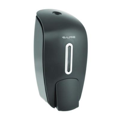 Alpine Industries Surface Mounted Soap and Hand Sanitizer Dispenser, 27 oz, 4.1 x 4.6 x 9.6, Gray (ALP425GRY)