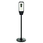 Alpine Industries Automatic Foam Hand Sanitizer/Soap Dispenser with Floor Stand, 40 oz, 4.48 x 6 x 45, White (ALP430FS)
