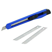 Great Neck Snap-Off Utility Knife, 9 mm Blade, 5" Plastic Handle, Blue (SBK3)