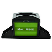 Alpine Industries Interfold Table Top Dispenser Napkin Holder with Caddy, 6 x 14.17 x 6.5, Black (ALP4332C)