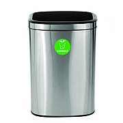 Alpine Industries 10.5 Gallon Compost Can, Brushed Stainless Steel (ALP47040LCO)