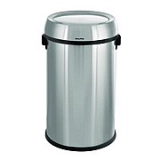 Alpine Industries 17 Gallon Stainless Steel Commercial Trash Can with Swing Lid (ALP47065L1)