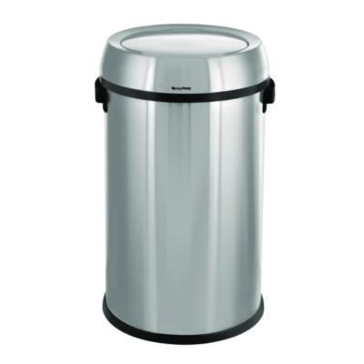 Alpine Industries 17 Gallon Stainless Steel Commercial Trash Can with Swing Lid (ALP47065L1)