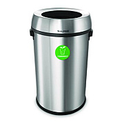 Alpine Industries 17 Gallon Stainless Steel Open Top Compost Station (ALP47065LCO)