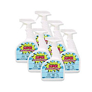 Fresh Products Super Odor Eliminator, 32 oz Spray Bottle, 6/Carton (632SOE)