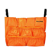 Alpine Industries 12-Pocket Trash Can Caddy Bag, 12 Compartments, Orange (ALP47771)