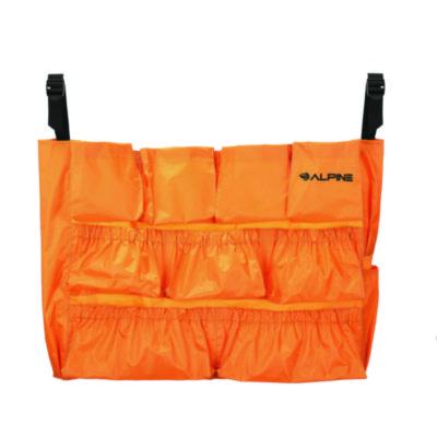 Alpine Industries 12-Pocket Trash Can Caddy Bag, 12 Compartments, Orange (ALP47771)