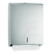 Alpine Industries Vertical C-Fold/Multi-Fold Paper Towel Dispenser, 14.5 x 4 x 11.2, Brushed Stainless Steel (ALP480)