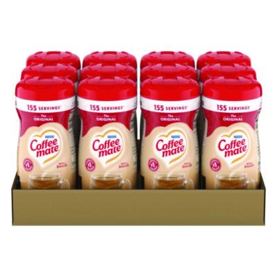 Coffee mate Non-Dairy Powdered Creamer, Original, 11 oz Canister, 12/Carton (55882CT)