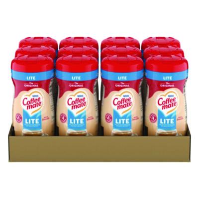 Coffee mate Powdered Original Lite Creamer, 11 oz Canister, 12/Carton (74185CT)