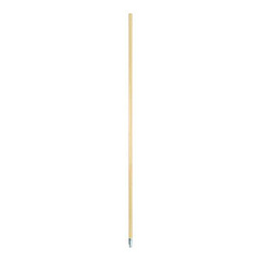 Boardwalk Metal Tip Threaded Hardwood Broom Handle, 0.94" dia x 60", Natural (136)