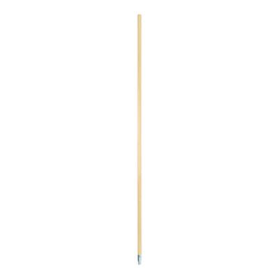 Boardwalk Metal Tip Threaded Hardwood Broom Handle, 0.94" dia x 60", Natural (136)