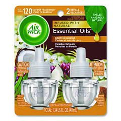 Air Wick Scented Oil Refills, Paradise Retreat, 0.67 oz, 2/Pack (91110PK)