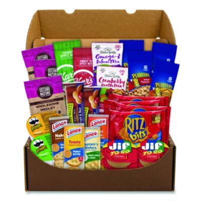 Snack Box Pros On The Go Snack Box, 27 Assorted Snacks/Box (700S0009)