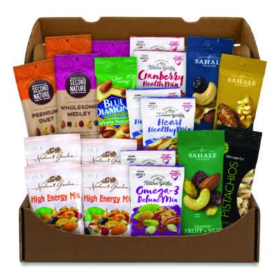 Snack Box Pros Healthy Mixed Nuts Snack Box, 18 Assorted Snacks/Box (70000046)