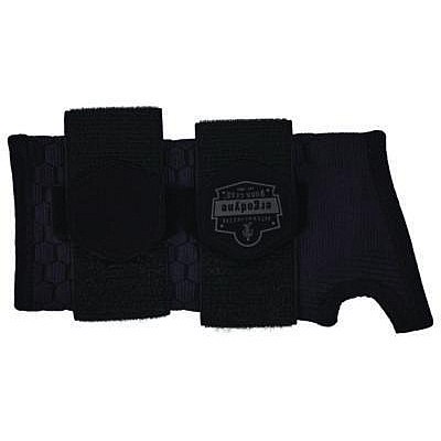 ergodyne ProFlex 685 Wrist Support Sleeve with Double Strap, Small, Fits Left Hand/Right Hand, Black (16616)