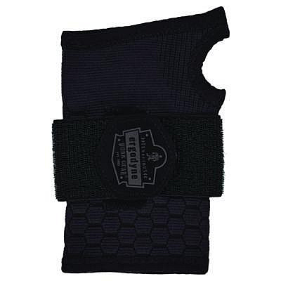 ergodyne ProFlex 680 Wrist Support Sleeve with Single Strap, Small, Fits Left Hand/Right Hand, Black (16626)